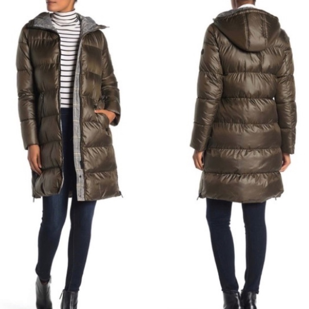 French Connection Long Puffer Jacket